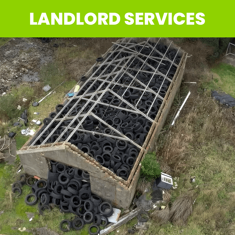 Scrap and used tyre recycling and tyre disposal for landlords
