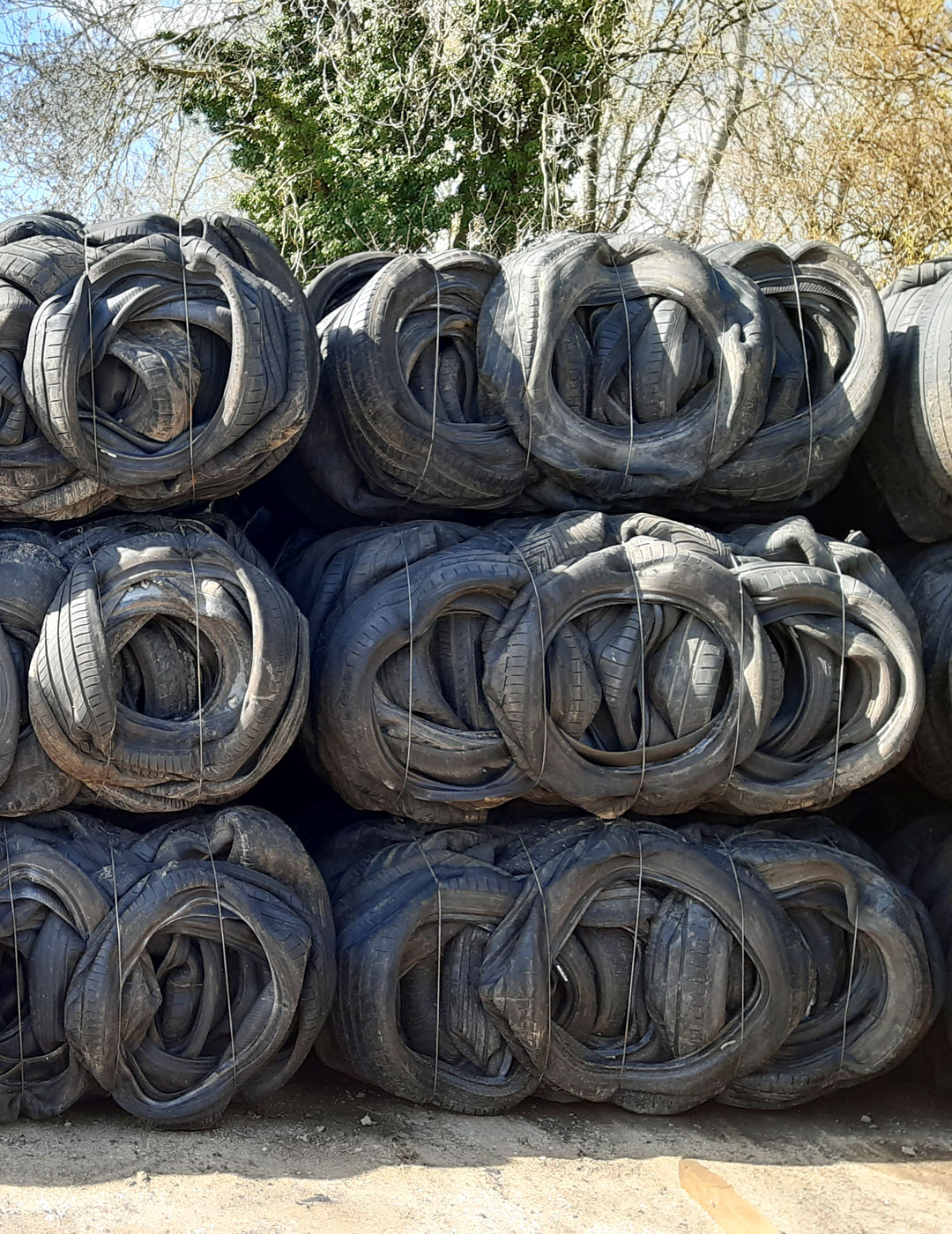 Tyre Recycling and Tyre Disposal Services - PAS 108 Tyre Bales